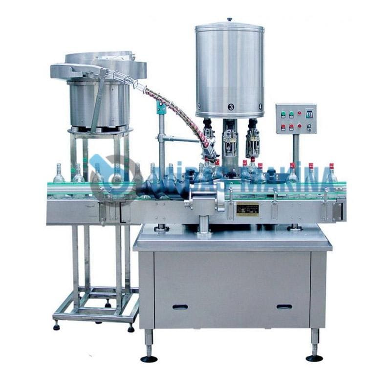 Alüminyum Kapak Sıvama Kapatma Makinesi