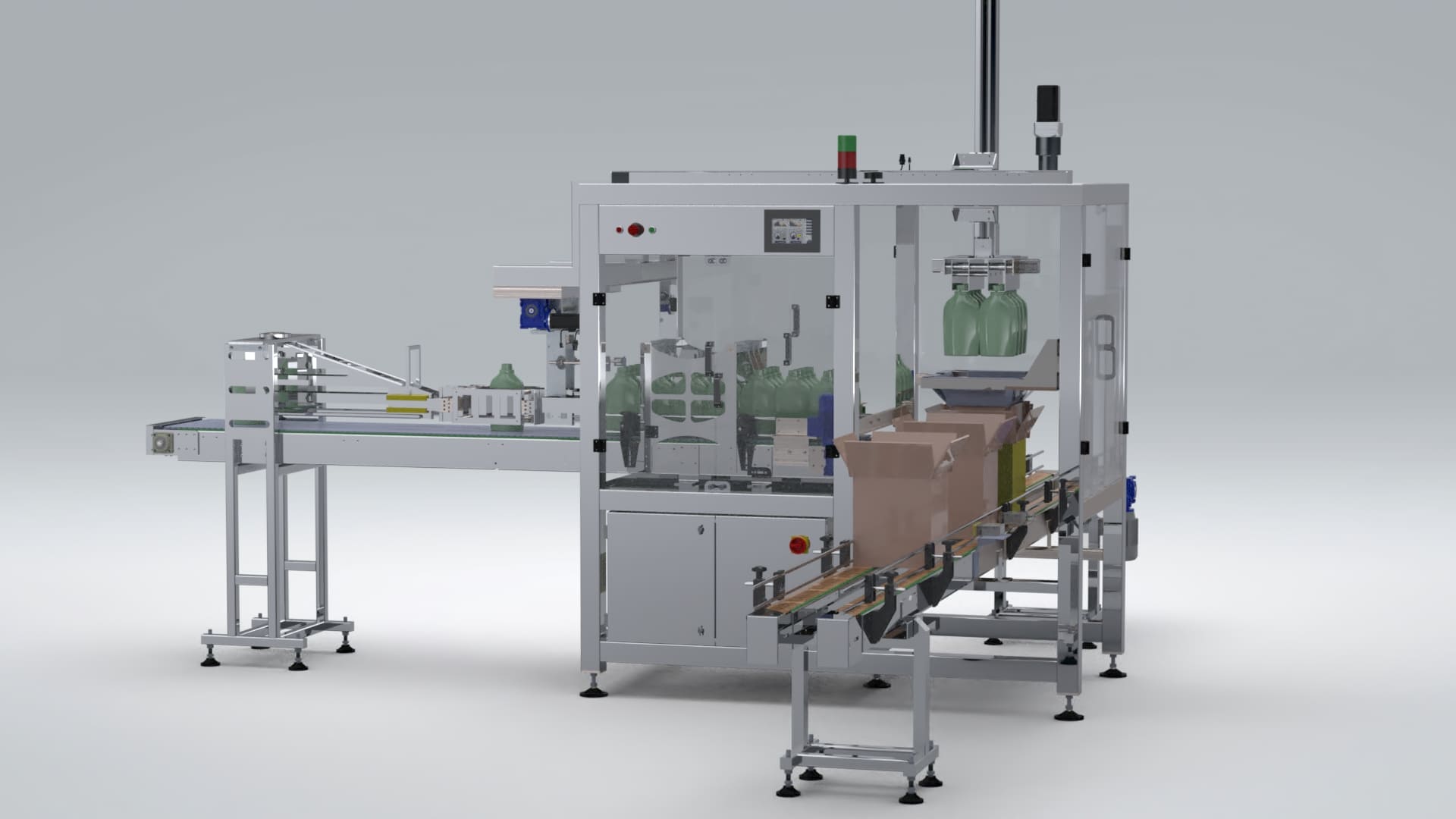 Bottle Case Packer Machine