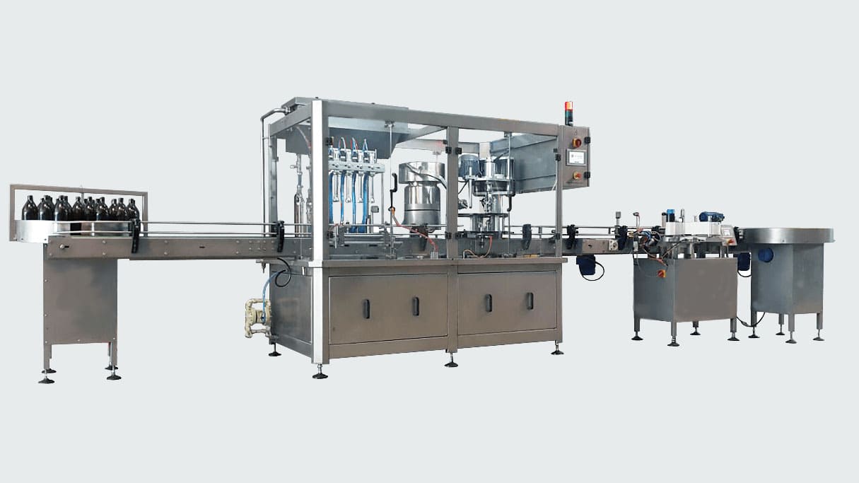 Monoblok Sıvı Dolum Makinası Hattı