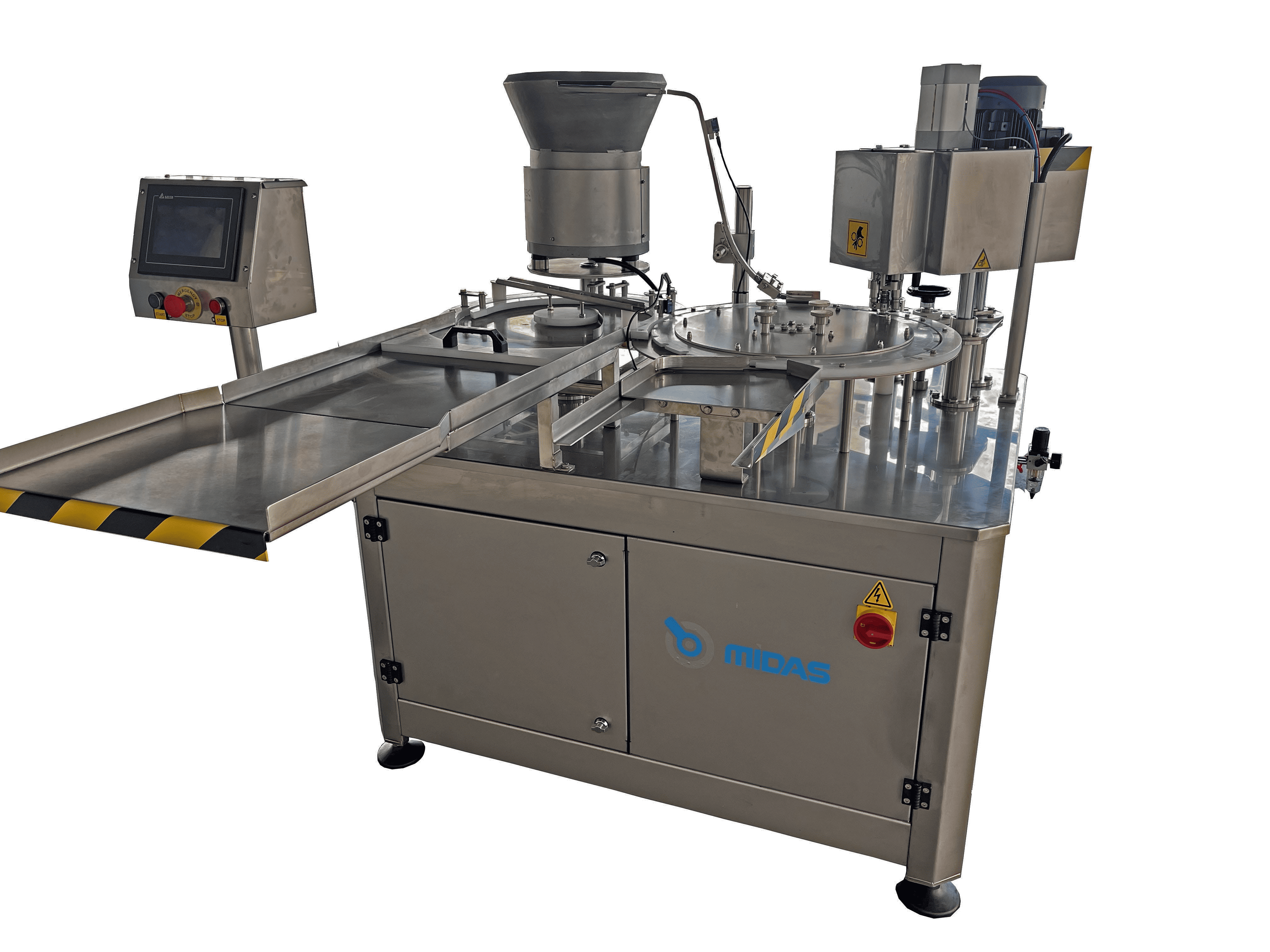 Vial-Flakon Dolum ve Kapak Kapatma Makinesi